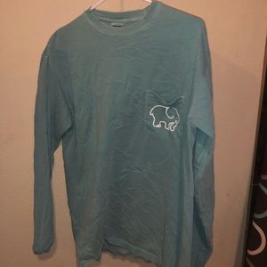 Ivoryella Long Sleeve Teal Shirt